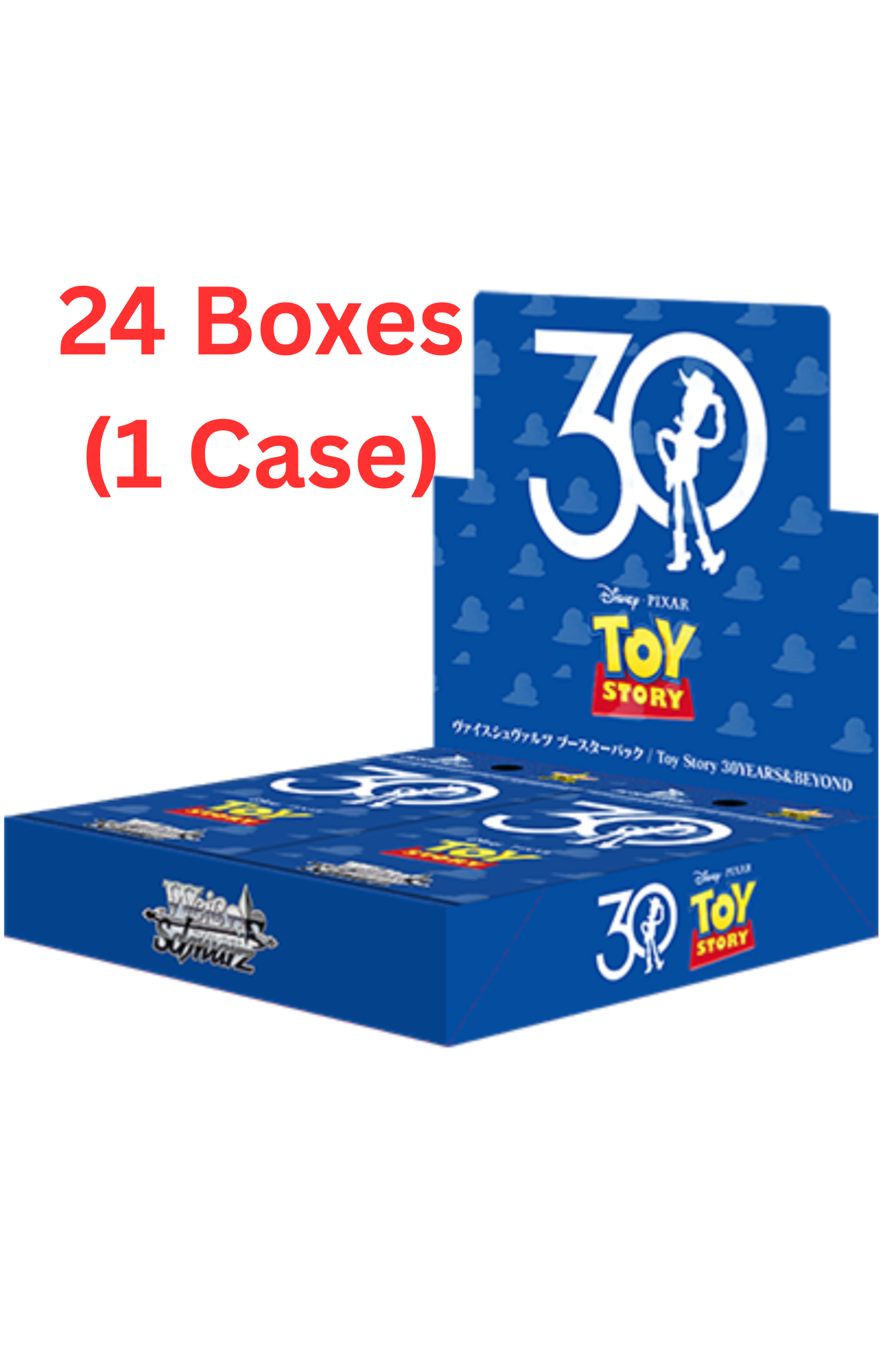 12_Boxes_1_Case_18.png Weiss Schwarz TCG:(1 Case) Toy Story 30 YEARS&BEYOND BOX - NEW/Sealed (2025/08/01) - Image 1