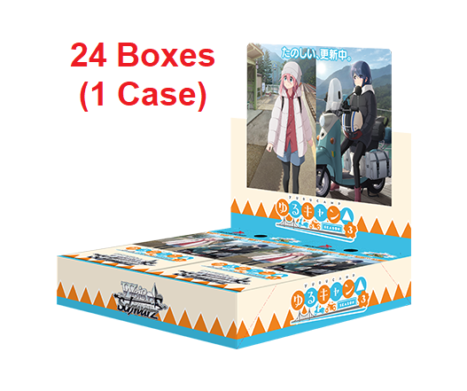 1_f685bb08-afdb-4405-90b3-d493ef071344.png Weiss Schwarz TCG: (Case) Yurucamp Season 3 BOX - NEW/Sealed (2024/11/08) - Image 1