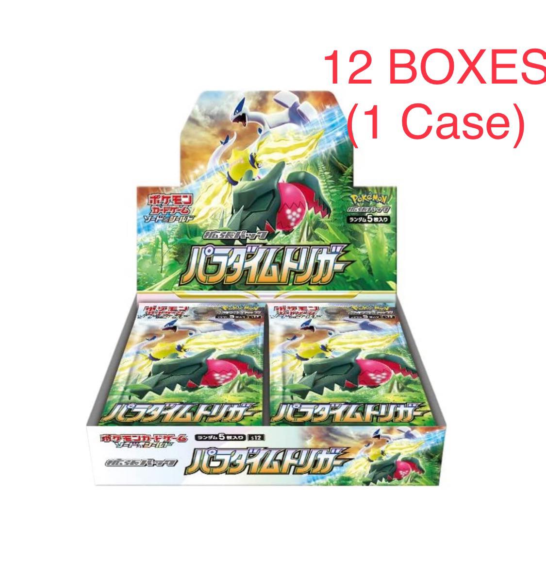 308490561_503221597901870_1947758324673662367_n.jpg Pokémon TCG: (1 Case) Paradigm Trigger S12 BOX - NEW/Sealed (2024/06~2024/07) - Image 1