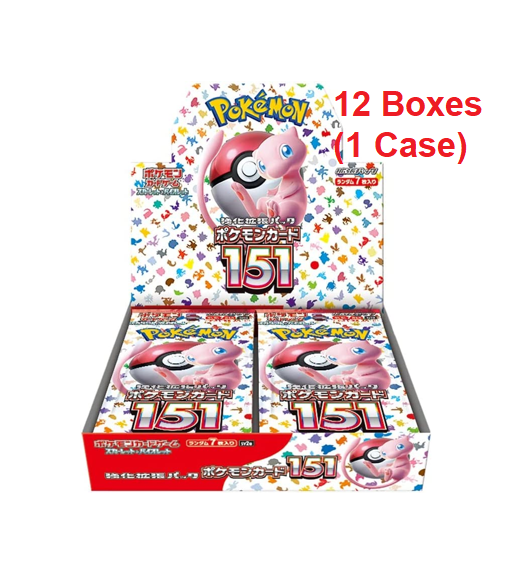 37_b0dd6006-aae7-4c01-a0ef-5d45e4e312cf.png Pokémon TCG: (1 Case) Pokemon Card 151 sv2a BOX - NEW/SEALED (2024/04/20) - Image 1