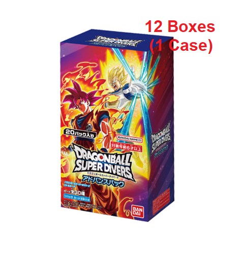 4_34233e95-7653-4fcf-821f-918ef14c2213.png Dragon Ball TCG: (1 Case) Super Divers Advanced Pack BOX - NEW/Sealed (2024/12/07) - Image 1