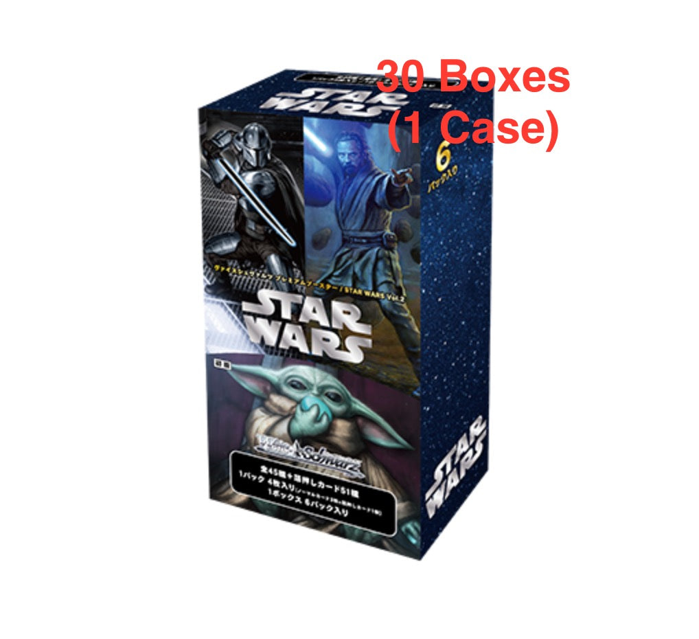 Anh_man_hinh_2024-07-03_luc_10.31.55.jpg Weiss Schwarz TCG: (1 Case) Premium Booster STAR WARS Vol.2 BOX - NEW/Sealed (2024/08/23) - Image 1
