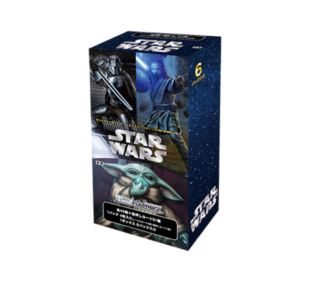 Anh_man_hinh_2024-07-03_luc_10.31.55.png Weiss Schwarz TCG: Premium Booster STAR WARS Vol.2 BOX - NEW/Sealed (2024/08/23) - Image 1
