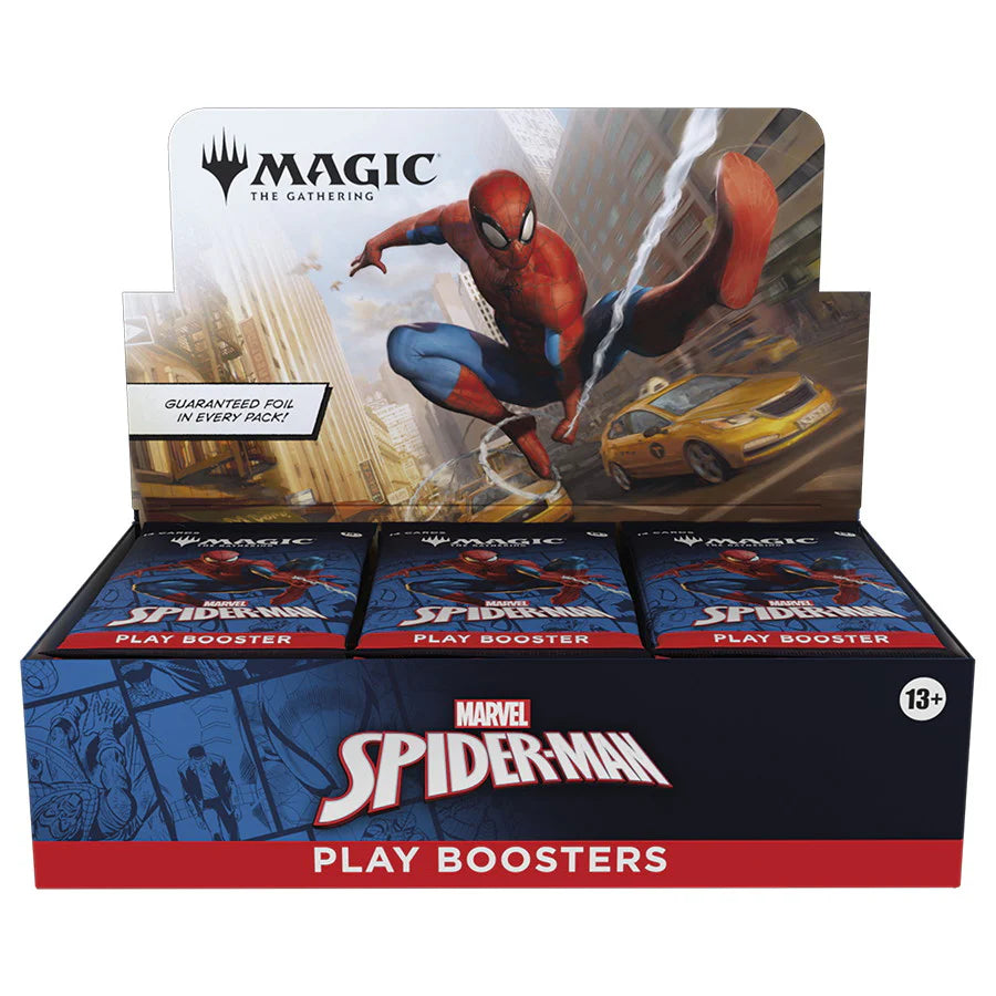 mtgspider-e.jpg Magic: The Gathering MARVEL Spider Man Play Booster English Ver. BOX - NEW/Sealed (2025/09/26) - Image 1